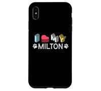 Custodia per iPhone XS Max Milton Nome cane personalizzato Milton Pet Lover