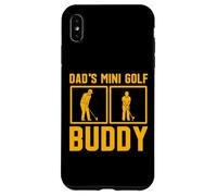 Custodia per iPhone XS Max Mini Golf di papà Buddy Humor Family Golfers