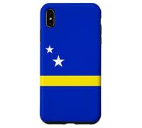 Custodia per iPhone XS Max Minimal Curacao Flag Inspired Stars and Stripe Art
