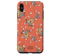 Custodia per iPhone XS Max Minions & Monsters Henry and Irene All Over Print