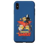 Custodia per iPhone XS Max Minions & Monsters Hollywood Smile