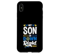 Custodia per iPhone XS Max Mio figlio è giù a destra consapevolezza della sindrome di Down Perfect Down