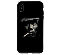 Custodia per iPhone XS Max Misterioso Fumo Vecchio Asiatico Guerriero Viso