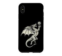 Custodia per iPhone XS Max Mitico Drago Holding Sun Orb Vintage Art