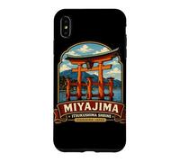 Custodia per iPhone XS Max Miyajima Hiroshima Giappone Torii Santuario Arte