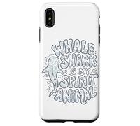 Custodia per iPhone XS Max Modello Boho Balena Shark Spirit Animal Art