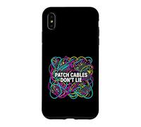 Custodia per iPhone XS Max Modular Synthesizer Patch Cables Don't Lie