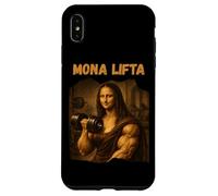 Custodia per iPhone XS Max Mona Lifta Muscle Mona Lisa Lifting Weights Bodybuilding Gym