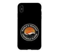 Custodia per iPhone XS Max Mondi Okayest Cornhole Giocatore Tramonto Cortile