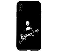 Custodia per iPhone XS Max Monna Lisa che suona la chitarra