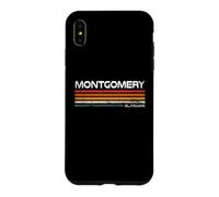 Custodia per iPhone XS Max Montgomery Alabama - Design vintage a righe