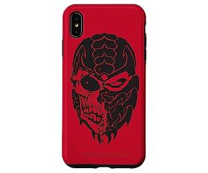 Custodia per iPhone XS Max Mortal Kombat 9 Scorpion Skull Icon