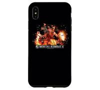 Custodia per iPhone XS Max Mortal Kombat X Scorpio Flames