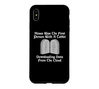 Custodia per iPhone XS Max Moses Was The First Person With A Tablet Download From Cloud