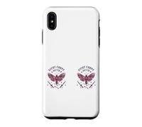 Custodia per iPhone XS Max Moth wings swords Latin nocturnal mystical bones star symbol
