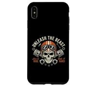 Custodia per iPhone XS Max Moto vintage Live to Ride, Ride It Hard