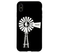 Custodia per iPhone XS Max Mulino a vento, Texas, Vintage, Antico, Old-Fashion