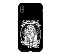 Custodia per iPhone XS Max My Alone Time Is For Everyone's Safety Introverso