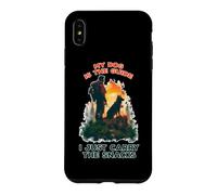 Custodia per iPhone XS Max MY DOG IS THE GUIDE I JUST CARRY THE SNACKS