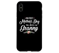 Custodia per iPhone XS Max My first Mother's Day as a Granny New Mom Mothers Day 2024