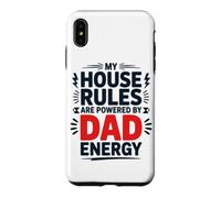 Custodia per iPhone XS Max MY HOUSE RULES DAD ENERGY