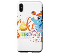Custodia per iPhone XS Max My Little Pony Cake And Rainbow