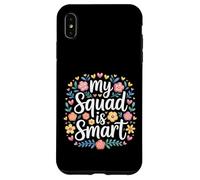 Custodia per iPhone XS Max My Squad Is Smart Gruppo di intelligence educativa -