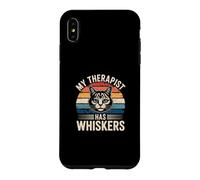 Custodia per iPhone XS Max My Therapist Has Whiskers