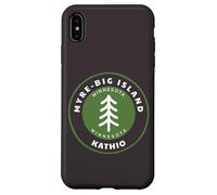 Custodia per iPhone XS Max Myre Big Island State Park Minnesota MN Forest Tree Badge