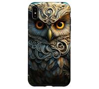 Custodia per iPhone XS Max Mystical Fantasy Owl - Magico bosco Steampunk Art