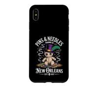 Custodia per iPhone XS Max Mystical Voodoo Doll New Orleans Pins and Needles Art