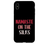 Custodia per iPhone XS Max Namaste sulle sete, divertenti regali aerei, yoga aereo