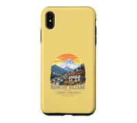 Custodia per iPhone XS Max Namche Bazaar, Nepal, Everest View Hotel, Mountain Trek