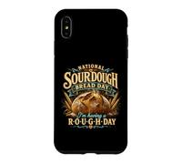 Custodia per iPhone XS Max National Sourdough Bread Day Rough Day Baker Pun