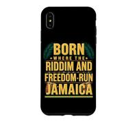 Custodia per iPhone XS Max Nato dove Riddim e la libertà corrono l'indipendenza giamaicana