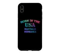 Custodia per iPhone XS Max Nato negli Stati Uniti Hastings Nebraska look invecchiato disegni