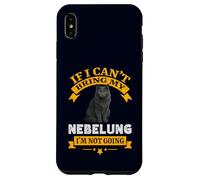 Custodia per iPhone XS Max Nebelung Se non posso portare il mio gatto non vado