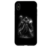 Custodia per iPhone XS Max Negromante Mago Oscuro Con Scheletro Un Esercito