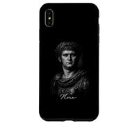 Custodia per iPhone XS Max Nero Imperatore Romano Ritratto Antica Roma Icona