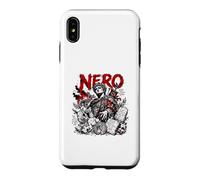 Custodia per iPhone XS Max Nerone Imperatore Romano Antica Roma Città Infuocata