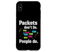 Custodia per iPhone XS Max Network Engineer Packets Don't Lie Cybersecurity IT