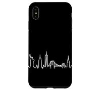 Custodia per iPhone XS Max New York, orizzonte, statua, di, libertà, battito cardiaco