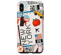 Custodia per iPhone XS Max New York Travel Pass NYC JFK Adventure
