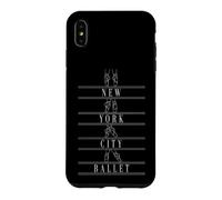 Custodia per iPhone XS Max New York Vintage Retro Style Design Ballet Dancing