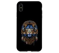 Custodia per iPhone XS Max Nicaraguan Lion Cuffie Reggae Dreadlocks