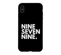 Custodia per iPhone XS Max NINE SEVEN NINE Codice area 979 College Station TX Texas Stati Uniti d'America