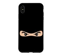 Custodia per iPhone XS Max Ninja Eyes - Costume da Ninja per arti marziali giapponesi