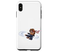 Custodia per iPhone XS Max Ninja Horse Karate Kick Anno del Cavallo 2026 Arti Marziali