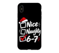 Custodia per iPhone XS Max Nizza Cattivo 6-7 Buon Natale Divertente Sei Sette