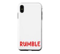 Custodia per iPhone XS Max Nome gatto Rumble Gifts All I Need Is Coffee Cat Named Rumble